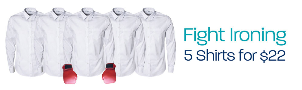 Fight ironing - 5 shirts for $20